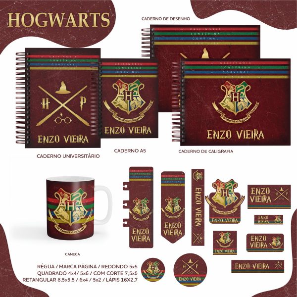 Arquivo Digital - Etiqueta Escolar (harry Potter) F